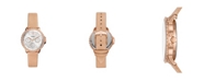 Fossil Women's Izzy Blush Leather Strap Watch 35mm